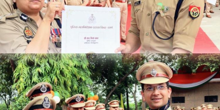 नोएडा पुलिस कमिश्नरेट में दो डीसीपी को मिला गोल्ड मेडल, पीआरवी में शामिल हुए नए 32 वाहन