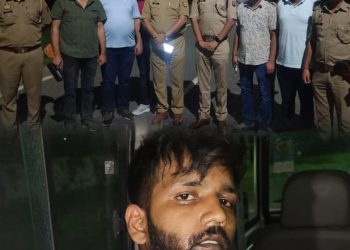 शराब के सेल्समैन से लूट करने वाले तीन बदमाशों से पुलिस की हुई मुठभेड़
