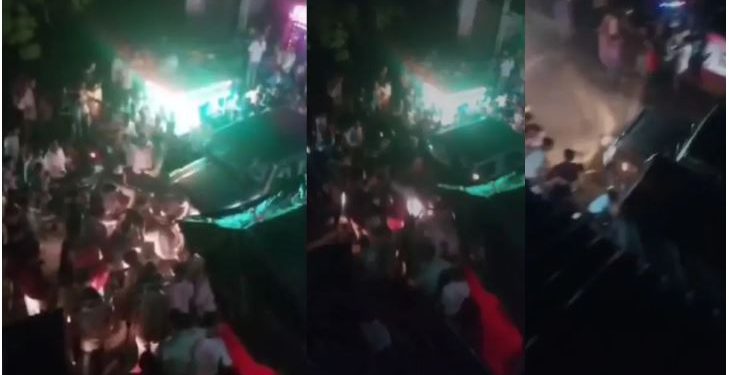 अमरोहा में भीड़ को रौंदते हुए निकल गई THAR, दिल दहला देने वाला VIDEO VIRAL