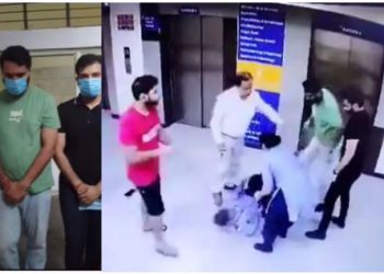 Noida में दबंगों ने की JP Hospital के सिक्योरिटी गार्ड से मारपीट, महिला स्टाफ को भी धकेला, 2 लोग गिरफ्तार
