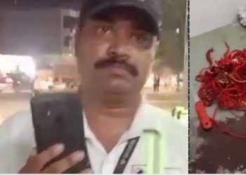 अयोध्या: कलावा बांधकर नहीं मिलेगी एंट्री, कंपनी के गेट पर कर्मचारियों की कलाई हुई ‘सूनी’