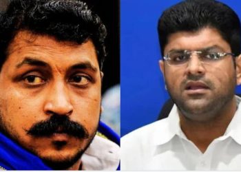 हरियाणा में चंद्रशेखर और दुष्यंत चौटाला की गाड़ी पर हमला, अटैक के बाद जानें क्या बोले