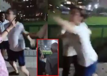 ऐसा थप्पड़ मारूंगी ना… कुत्ता घुमाने को लेकर बूढ़े अंकल-आंटी से भिड़ी लड़कियां, फुटेज वायरल