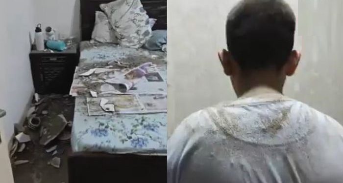 ग्रेटर नोएडा के फ्लैट में अचानक गिरा छत का प्लास्टर, बच्चे के सिर और हाथ में आई चोट