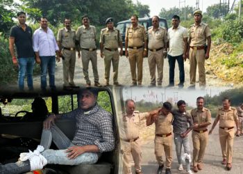 एटीएम लूटने वाले बदमाश को पुलिस मुठभेड़ में लगी गोली