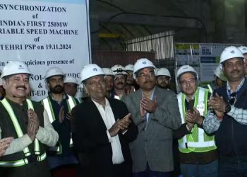 THDC ने देश के पहले 1000 मेगावाट वेरिएबल स्पीड पंप स्टोरेज प्लांट की पहली यूनिट का सिंक्रोनाइजेशन किया