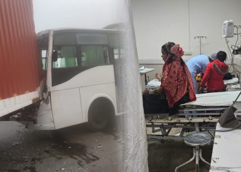घने कोहरे के चलते ईस्टर्न पेरिफेरल एक्सप्रेसवे पर हुआ हादसा, दो ट्रक और एक बस आपस में टकराई 19 लोग घायल