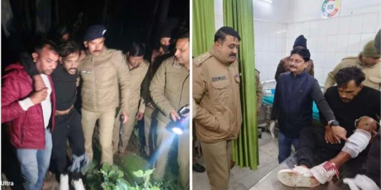 देहरादून में पुलिस ने किया हिस्ट्रीशीटर बदमाश का एनकाउंटर, पैर में गोली लगने के बाद गिरफ्तार