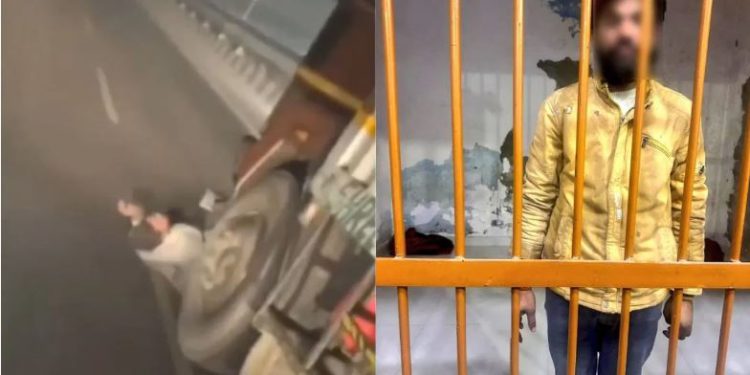 ट्रक की टक्कर के बाद बंपर में फंसे दो युवक, ड्राइवर ने 500 मीटर तक घसीटा…देखकर कांप गए लोग