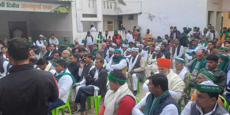 22 दिसंबर तक किसानों को जेल से रिहा करे प्रशासन नही तो होगा बड़ा आंदोलन