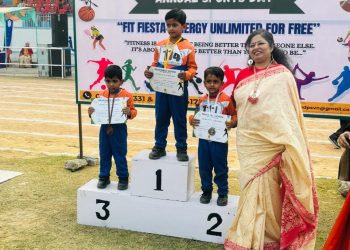 एनटीपीसी स्थित दिल्ली पब्लिक स्कूल में हुआ ‘स्पोर्ट्स डे’ का आयोजन