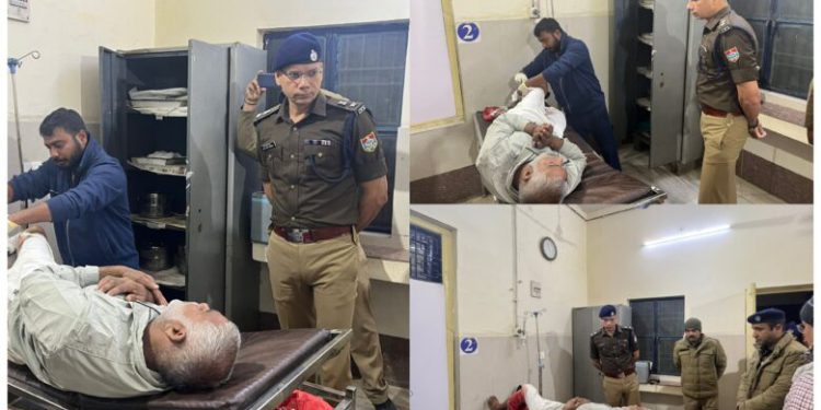 रुद्रपुर में पुलिस और गौतस्कर के बीच मुठभेड़, पैर में गोली लगने से बदमाश घायल