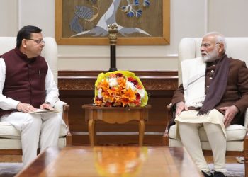 सीएम धामी ने पीएम मोदी से की मुलाकात, राष्ट्रीय खेलों के लिए किया आमंत्रित, विकास योजनाओं के लिए जताया आभार