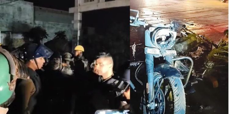 अलीगढ़ में अंबेडकर की प्रतिमा लगाने को लेकर बवाल, पुलिस पर हुआ पथराव; गाड़ियों में की गई आगजनी… भारी फोर्स तैनात