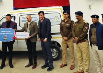 यथार्थ ग्रुप ऑफ हॉस्पिटल्स ने ज़िला कारागार गौतम बुद्ध नगर को भेंट की एम्बुलेन्स