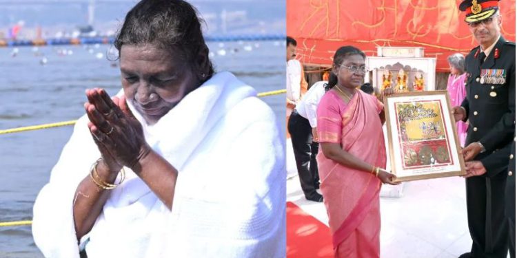 महाकुंभ: ये मेरा सौभाग्य, प्रयागराज में राष्ट्रपति ने किया स्नान… लेटे हनुमान और अक्षय वट का भी किया दर्शन