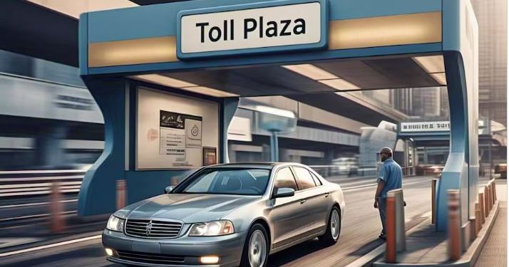 टोल प्लाजा पर कार ने तोड़ा बैरियर, कर्मचारी को बोनट पर 1 KM तक घसीटा