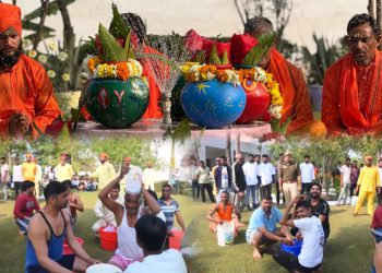 जेल में बंद बंदियों को त्रिवेणी के जल से कराया स्नान, महाकुंभ महोत्सव में बंदी भी हुए सम्मिलित