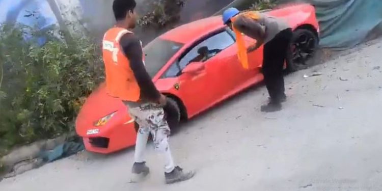 यूट्यूबर मृदुल के नाम है मजदूरों को कुचलने वाली लैंबॉर्गिनी, हादसे के बाद पुलिस ने थाने में बैठाया; पूछताछ जारी