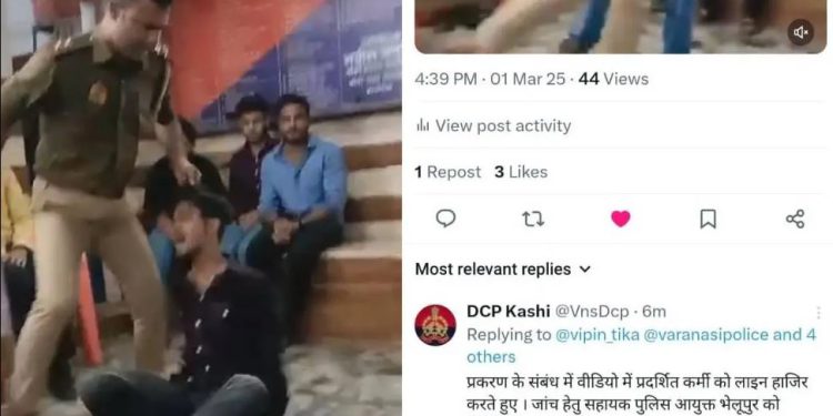 वाराणसी: चौकी इंचार्ज ने छात्रों को बेरहमी से पीटा, वीडियो वायरल, DCP ने किया सस्पेंड