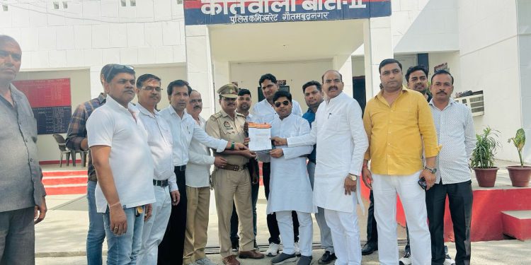 राणा सांगा पर अभद्र टिप्पणी से नाराज श्री राजपूत करणी सेना से पुलिस से की शिकायत