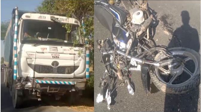 कानपुर में भीषण हादसा: एक बाइक पर सवार चार लोग ओवरलोड डंपर से टकराए, मां-बेटी समेत तीन की मौत