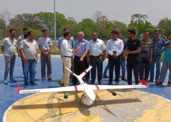 हल्द्वानी से दवाइयां और ब्लड लेकर ड्रोन ने भरी उड़ान, कोटाबाग CHC तक ट्रायल सफल