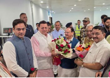 दो दिवसीय दौरे पर उत्तराखंड पहुंचे जेपी नड्डा, जौलीग्रांट एयरपोर्ट पर सीएम धामी ने किया स्वागत