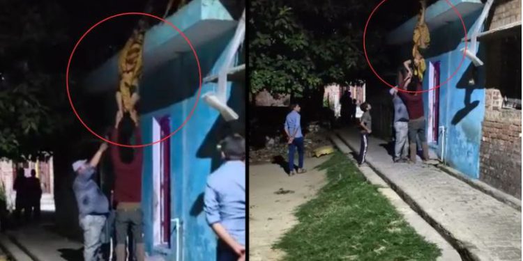 पहले बेरहमी से पीटा, फिर पति ने छत से पत्नी को उल्टा लटकाया; कैसे जान बची?