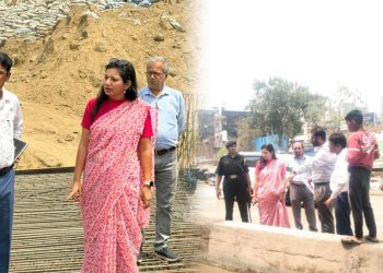 एसीईओ ने चारमूर्ति चौक और शाहबेरी रोड का लिया जायजा, जल्द काम पूरा करने के दिए निर्देश