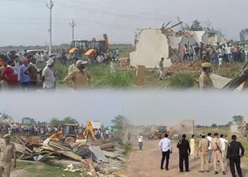 ग्रेटर नोएडा – यमुना अथॉरिटी का बड़ा एक्शन, 25 अवैध कॉलोनियों पर चला बुलडोजर