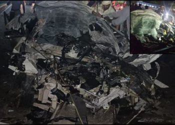 दौसा में कंटेनर में जा घुसी कार, एक ही परिवार के 4 लोगों की मौत, खाटूश्यामजी के दर्शन कर लौट रहे थे