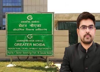 चिटेहरा में अतिक्रमण पर चला ग्रेनो प्राधिकरण का बुल्डोजर, 100 करोड़ की जमीन कराई मुक्त