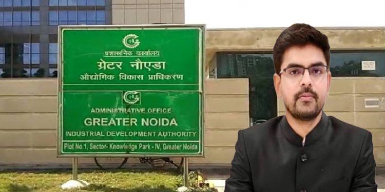 चिटेहरा में अतिक्रमण पर चला ग्रेनो प्राधिकरण का बुल्डोजर, 100 करोड़ की जमीन कराई मुक्त