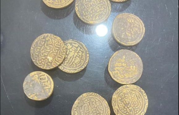 खुदाई करते ही निकलने लगे सोने के सिक्के, मजदूरों की फटी रह गई आंखें, पुलिस बोली- सालों पुराने हैं