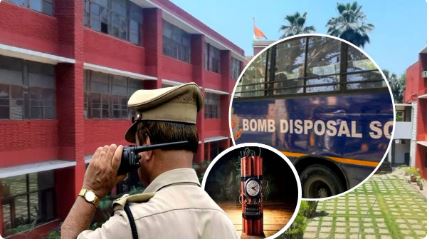 स्कूल के साथ DU के कॉलेज को बम से उड़ाने की धमकी, जांच में जुटी पुलिस