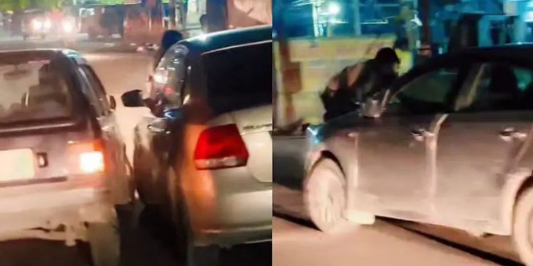 होमगार्ड बोनट पर, तेज रफ्तार कार ने 5 KM तक घसीटा… अब हुआ ये एक्शन