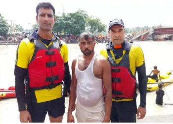 हरिद्वार में गंगा में बहा यूपी का कांवड़िया, एसडीआरएफ ने किया रेस्क्यू