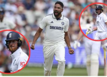 मोहम्मद सिराज ने मचाया धमाल, 2 बॉल में लगातार जो रूट और बेन स्टोक्स को किया आउट