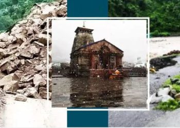 भूस्खलन से केदारनाथ यात्रा मार्ग गौरीकुंड में बाधित, फिलहाल रोकी गई यात्रा