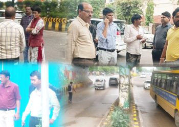 बारिश में डटे रहे प्राधिकरण अधिकारी, जलभराव से निपटने को दिनभर फील्ड में की मुस्तैद ड्यूटी