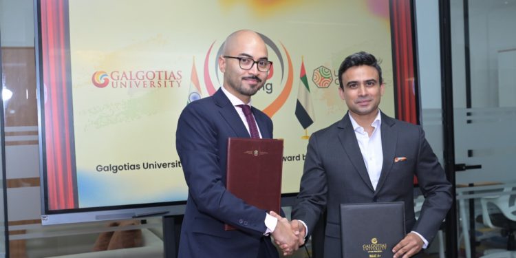 गलगोटिया विश्वविद्यालय और यूएई-इंडिया सेपा काउंसिल मिलकर बनाएंगे स्टार्टअप लॉन्चपैड