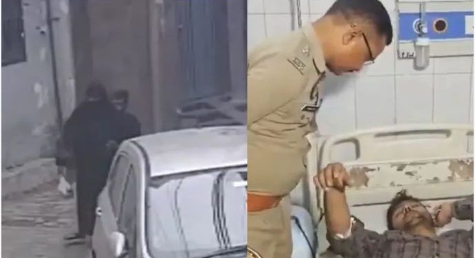 बुर्कानशीं महिला से छेड़छाड़ करने वाले आदिल सैफी का एनकाउंटर, पैर में लगी गोली, अस्पताल में कान पकड़कर मांगी माफी