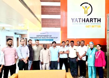 यथार्थ हॉस्पिटल ने पत्रकारों के लिए आयोजित किया वार्षिक स्वास्थ्य जांच शिविर