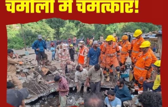 चमोली में 16 घंटे से मलबे में दबे कुंवर सिंह जीवित मिले, पत्नी और 2 बेटों की तलाश जारी