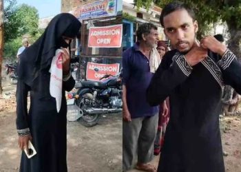 बुर्के में दिखी मर्दाना चाल वाली औरत…लोगों ने उठाया पर्दा तो पकड़ लिया माथा, मौके पर पहुंची पुलिस ने संभाला मोर्चा