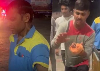 गाजियाबाद में बिना हेलमेट पेट्रोल देने से मना करने पर कई युवकों ने पंप कर्मचारियों को पीटा