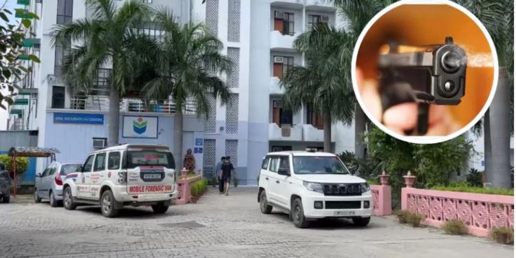ग्रेटर नोएडा: नॉलेज पार्क में बने कॉलेज हॉस्टल में दोस्तों के बीच गोलीबारी, एक छात्र की मौत, दूसरा घायल