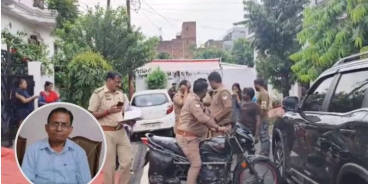 लखनऊ में इंजीनियर का मर्डर, सिक्योरिटी गार्ड ने मारी गोली; घर में घुसकर बोला- साहब नमस्ते, फिर…