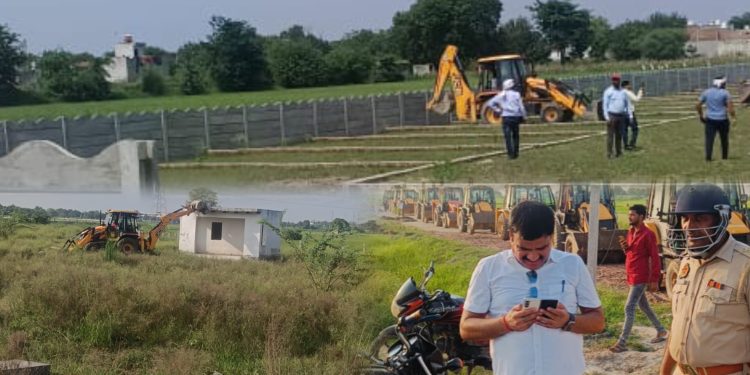 अवैध अतिक्रमण पर यीडा की बड़ी कार्यवाई, 550 करोड़ की 1.10 लाख वर्गमीटर जमीन कराई कब्जा मुक्त
